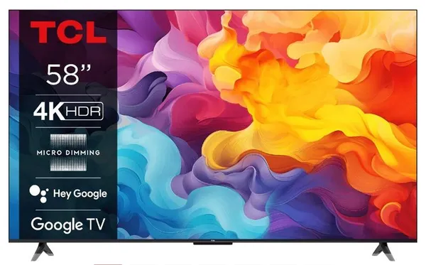 Телевізор 58" TCL LED 4K 60Hz Smart Google TV Titan