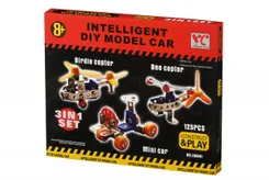 Конструктор металлический Same Toy Inteligent DIY Model Car 3в1 125эл. фото