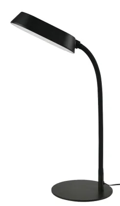 Лампа настольная OSRAM Panan DISK METAL 10W 3000К 4000К 6500К с димером, черный фото