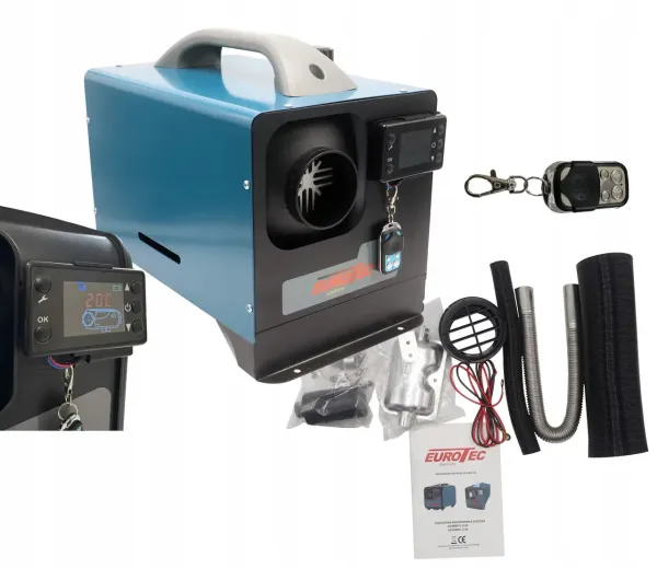 Обогреватель на солярке 12/24/220В, 8 кВт Eurotec с пультом Webasto дизельный обогреватель