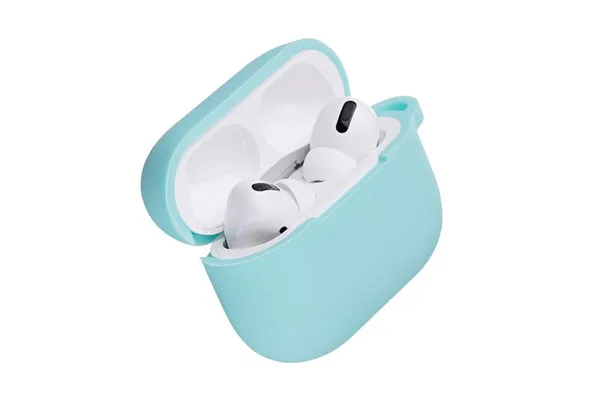 Чохол 2Е для AirPods Pro (Gen 1-2, 2019-2022), Pure Color Silicone (2.5mm) , зелений світлий