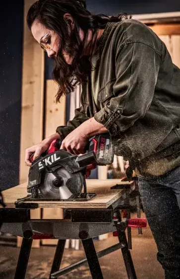 Заказать Пила дискова акумуляторна SKIL 3551 CA 20В безщіткова 165х16мм 2.4кг без АКБ та ЗП с доставкой