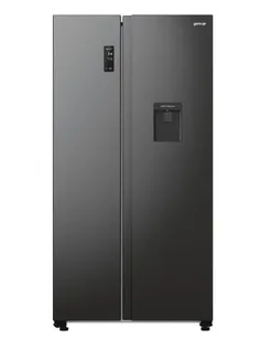 Холодильник SBS Gorenje, 179х67х92см, 2 дв., 353(191)л, А++, NF+, Инв. , Зона св-ти, диспенсер, генератор льда, Внешн.диспл, черный фото