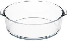 Форма для запікання ARDESTO Black Mars 23x20.8x7см, боросилікатне скло, кругла, прозорий