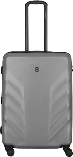 Чемодан Wenger, Motion, средний, пластик, 4 колеса, серый фото