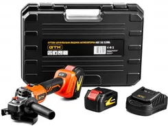 Угловая шлифмашина GTM AGC18/125BL (АКБ+ЗУ) фото