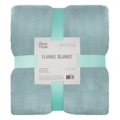Плед ARDESTO Flannel 160х200см, 100% поліестер, бірюзовий фото