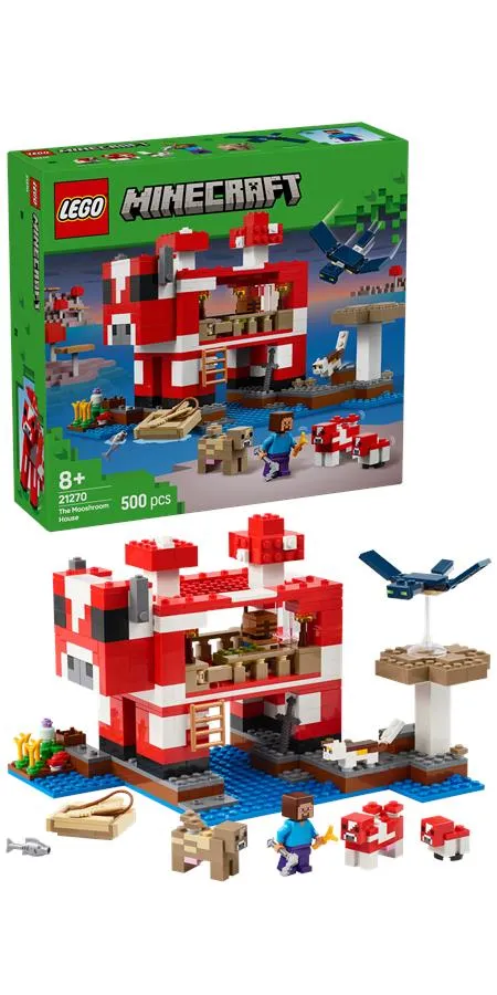 Конструктор LEGO Minecraft Грибной дом