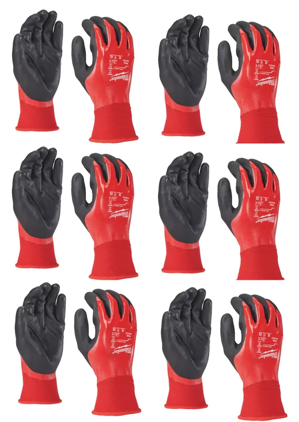 Набір рукавичок Dip Cut A - розмір 7/S - 12 шт. MILWAUKEE