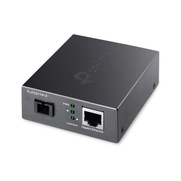 Медиаконвертер TP-LINK FC311A-2 1xGE, 1x1000BASE-LX, SM, WDM, 2km, SC