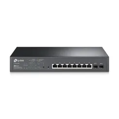 Коммутатор TP-LINK TL-SG2210MP 8xGE (8xPoE) 2xSFP, 150Вт, WebSmart фото