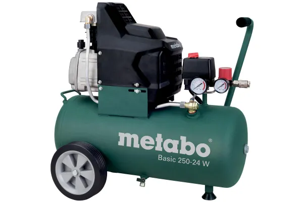 Компрессор воздушный Metabo Basic 250-24 W, 1500Вт, 24л, 110л/мин, ,8бар