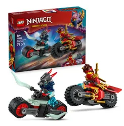 Конструктор LEGO Ninjago Швидкісні перегони Кая на мотоциклі фото