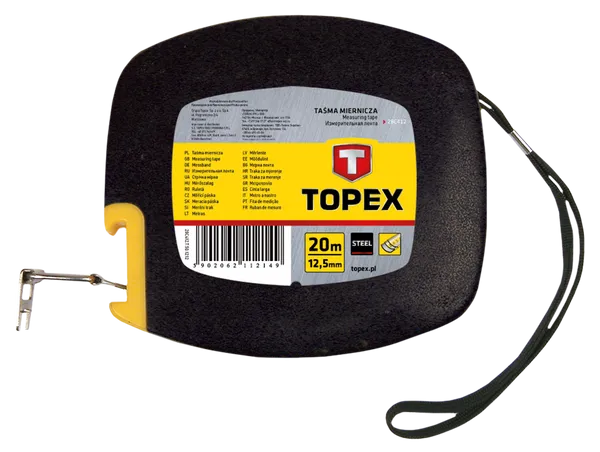 Рулетка TOPEX, 20м х 12.5мм