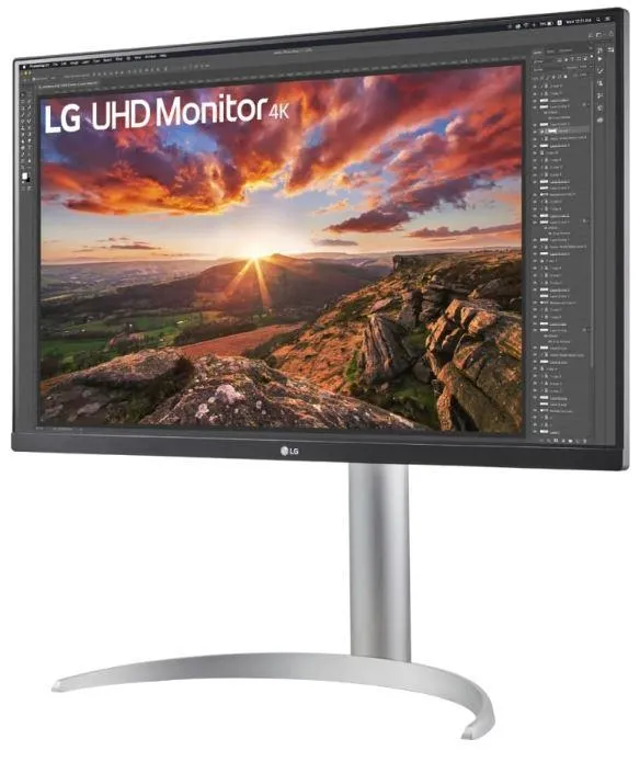 Монітор LG 27" 27UP850N-W 2xHDMI, DP, USB-C, MM, IPS, 3840x2160, DCI-P3 95%, FreeSync, Pivot, HDR400