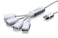 Хаб DIGITUS USB-A > 4хUSB-АF, 100см фото