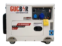Генератор дизельный Gucbir GJD8000 S, 7/8 кВт фото
