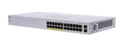 Коммутатор Cisco CBS110 24xGE, 2x1G SFP Shared, Partial PoE, Unmanaged фото