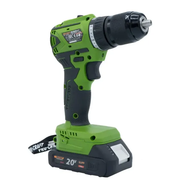 Безщёточный аккумуляторный шуруповерт 20 В Procraft PA-18LiN DFR в кейсе (1 АКБ, 2 А/ч) с доставкой