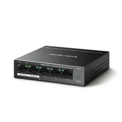 Комутатор MERCUSYS MS105GP 5xGE (4xPoE), 65Вт, Некерований фото