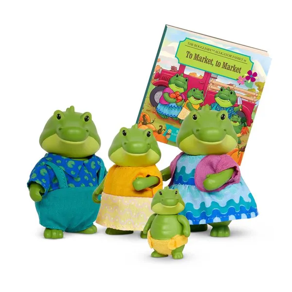 Набор фигурок Li'l Woodzeez Семья Крокодилов 4ед