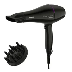 Фен Philips DryCare ACmotor, 2200Вт, режимов-3, дифузор, иониз-я, хол. обдув, черный фото