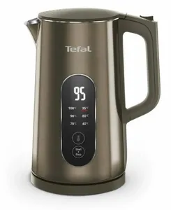 Электрочайник Tefal Selection 1.7л, с двойными стенками, 6 темп.реж, сенс. управл., бронзовый фото