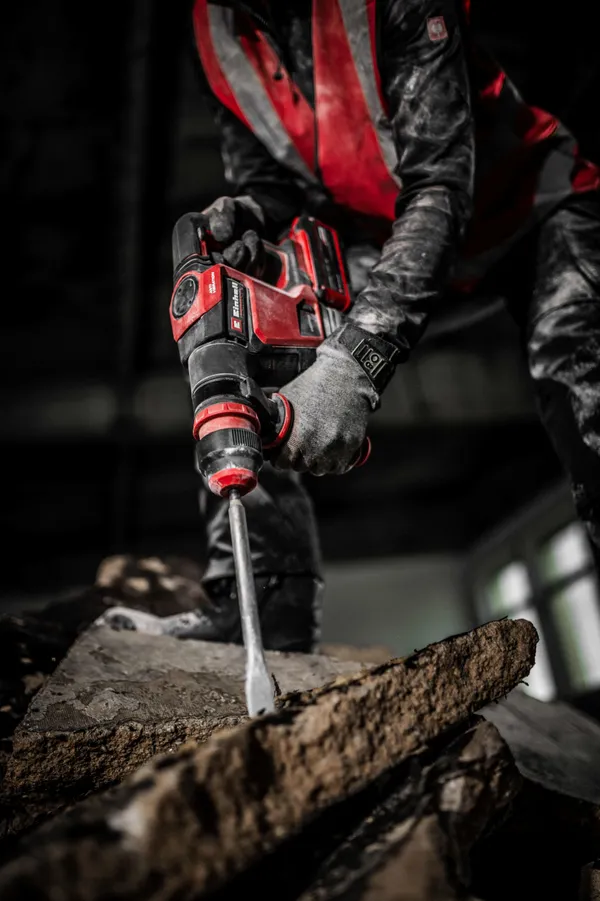 Молоток отбойный аккумуляторный Einhell TP-DH 18/4 Li BL - Solo бесщеточный 18Вт 4Дж 4600уд/мин 2.88кг без АКБ и ЗП цена в Украине