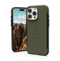 Чохол UAG для iPhone 16 Pro Max, Civilian Magsafe, Olive Drab фото