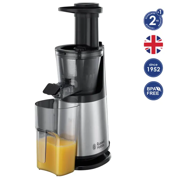 Соковыжималка  Russell Hobbs 25170-56 Slowjuicer,150Вт, шнековая, нержавеющая сталь