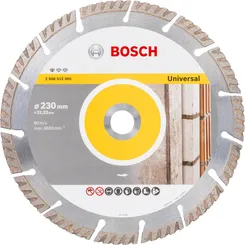 Диск алмазний Bosch Stf Universal, 230х22.23мм, по бетону фото