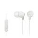 Навушники In-ear Sony MDR-EX15AP 3.5 mini-jack, Mic, Білий