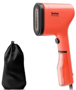 Отпариватель Tefal компактный Pure Pop, 1300Вт, 70мл, постоянный пар - 20гр, красный фото