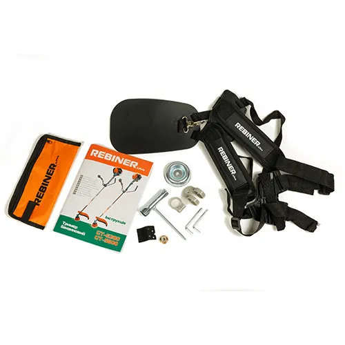 Триммер бензиновый Rebiner GT-5600 для газона / Мотокоса портативная / Ручная косилка для травы в наличии