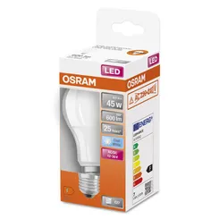 Лампа светодиодная низковольтная OSRAM LED CLA45 6,5W (600Lm) 4000K E27 12-36В фото