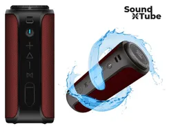 Акустическая система 2E SoundXTube TWS, MP3, Wireless, Waterproof Red фото