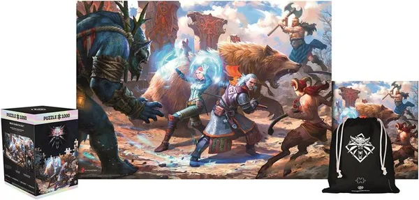 Пазл GoodLoot Witcher: Geralt & Triss in Battle 1000 эл.