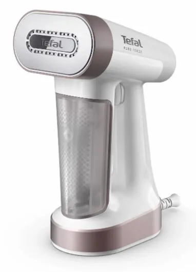 Отпариватель Tefal компактный Pure Force 2в1, 1800Вт, 180мл, постоянный пар - 35гр, керам. подошва, белый