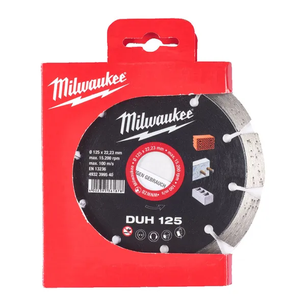 Диск алмазний Milwaukee DUH 125