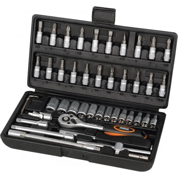 Набір інструментів 46 од. (1/4") MIOL 58-160 для авто