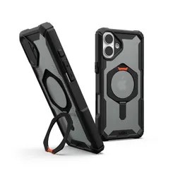 Чохол UAG для iPhone 16 Plus, Plasma XTE MagSafe, Black/Orange фото