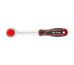 Ключ-тріскачка Top Tools, 3/8", 24 зубців, 200мм фото