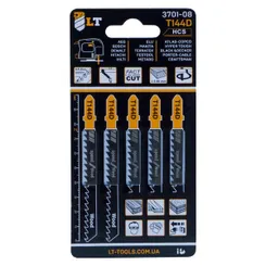 Пилки для лобзика LT-T144D 5 шт. (3701-08) фото