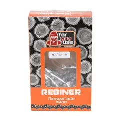 Цепь для мини пилы на 20 см шину, 46 звеньев, 1/4" шаг Rebiner фото
