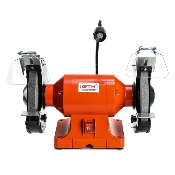 Точильный станок GTM MD3220AL-1 с подсветкой купить в Украине