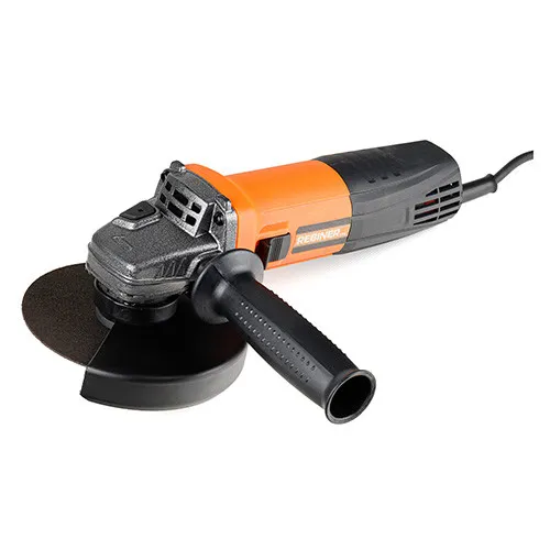 Угловая шлифмашина (125 мм, 750 Вт) Rebiner RAG-1050E с регулятором и стабилизацией оборотов