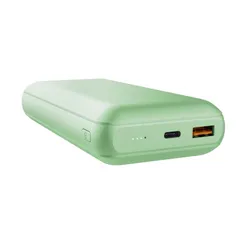 Акумулятор портативний літій-іонний power bank Trust Redoh, 20000мА·год, USB-A/2хUSB-C, 18W, QC 3.0, PD, зелений фото