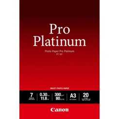 Бумага Canon A3 Pro Platinum Photo Paper PT-101, 20 л. фото