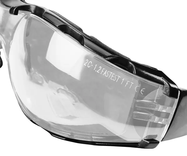 Окуляри захисні Neo Tools протиосколкові, клас захисту FT, гумові дужки, полікарбонат, прозорі купить в Украине
