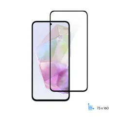 Захисне скло 2E для Samsung Galaxy A55 5G (A556), 2.5D FCFG, (1 Pack), чорна рамка фото